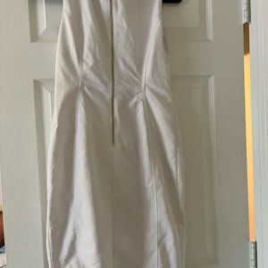 Calvin Klein white formal dress